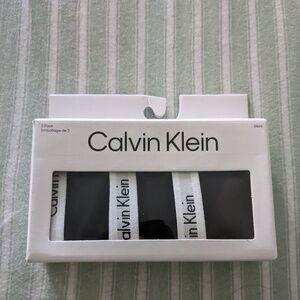 Calvin Klein Three Bikinis Set in Black women's size small